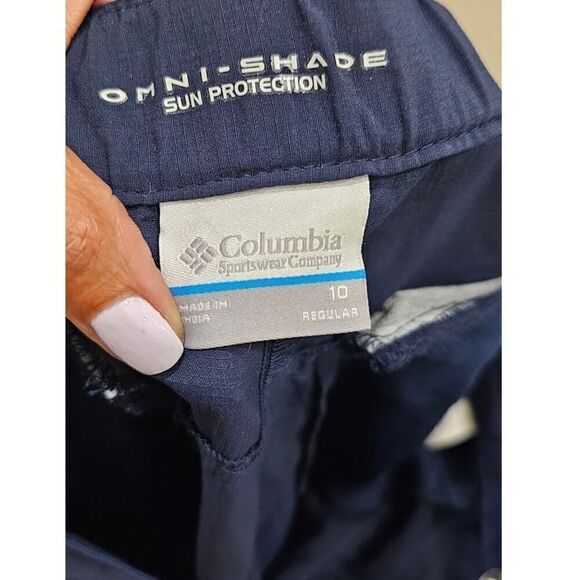 NWT Columbia Women's Straight Leg Active Fit Convertible Trail Pants 10R - Picture 7 of 8